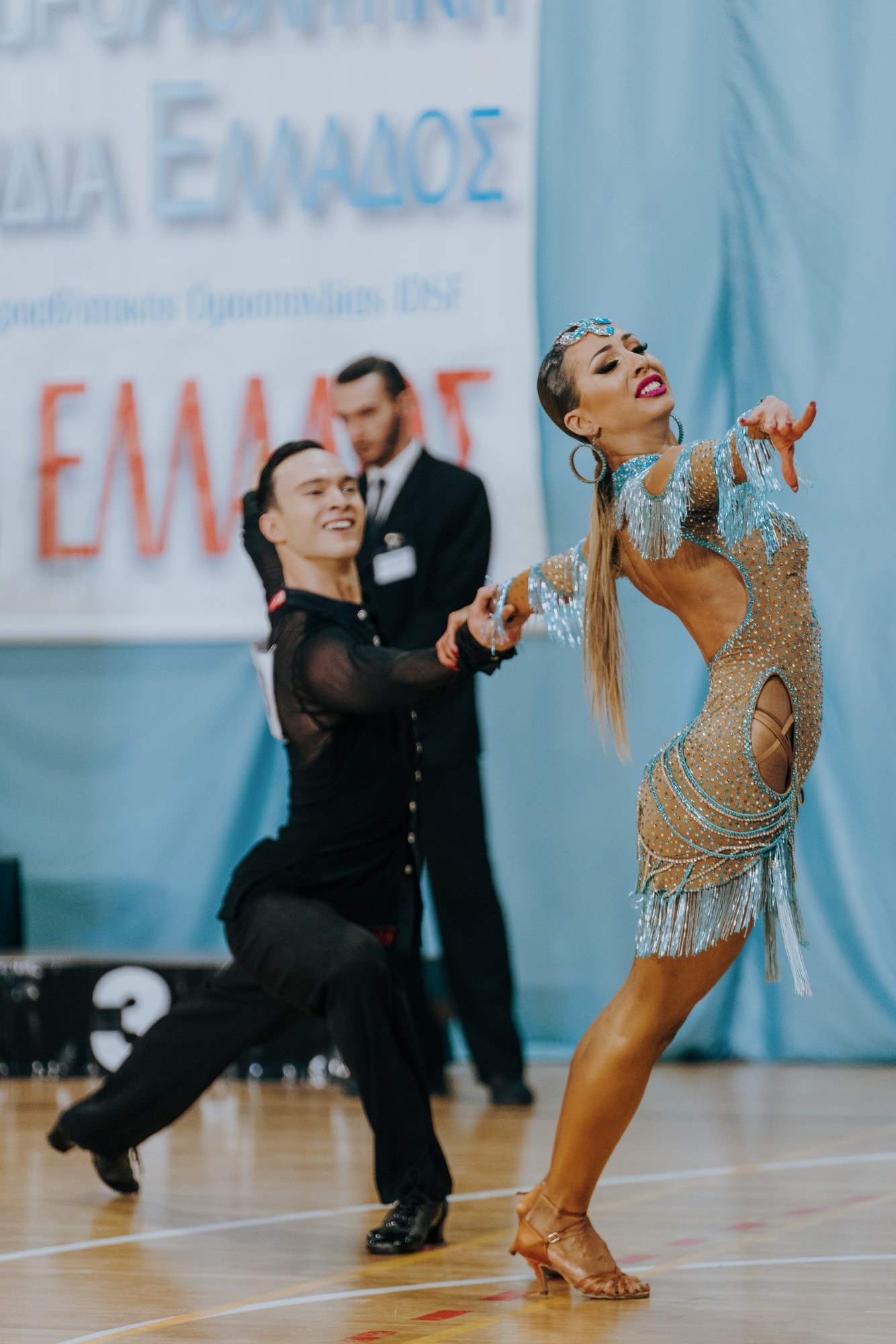 Αγωνιστικό ζευγάρι Latin σε Πανελλήνιο Πρωτάθλημα Χοροαθλητικής Ομοσπονδίας